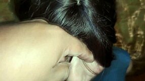 Latina moans during oral voyeur creampie in homemade interview