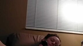 Redhead masturbates solo with toys