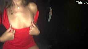 Young girl FUCKS and SUCKS at glory hole!