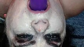 Ms Tl's Messy Throat With Dildo