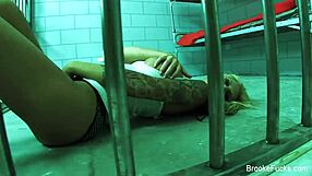 Feeling So Lonely in Jail Cell, Brooke Bannner Touches Herself Deep