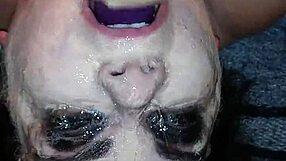 Ms Tl's Messy Throat With Dildo