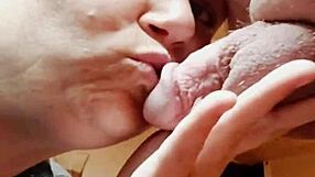 My husband's dick always gets me excited at the shop