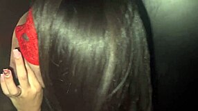 Young girl FUCKS and SUCKS at glory hole!