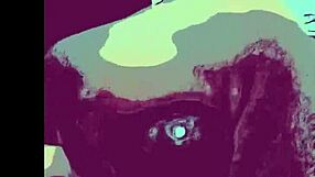 masturbating for love in cartoon style