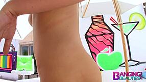 Banging Brunette's Big Booty Anal With Melina Mason. Gaping Ass To Mouth Action.