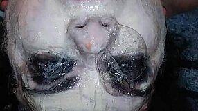 Ms Tl's Messy Throat With Dildo