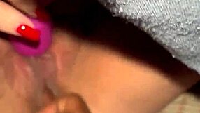 this sexy wife loves squirting her big pussy for her man.