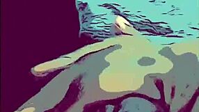 masturbating for love in cartoon style