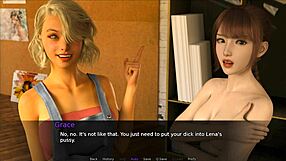 Nudist school date with Lena on the beach