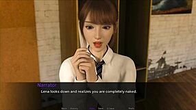 Nudist school date with Lena on the beach