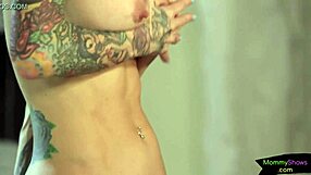 Tattooed mature woman in a classy lesbian storyline
