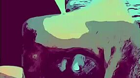 masturbating for love in cartoon style