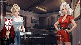 City of Dreams AI Art Game Ep 1 features a blonde teen in cosplay getting pounded doggystyle.