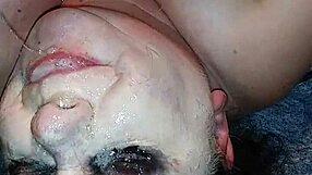 Ms Tl's Messy Throat With Dildo