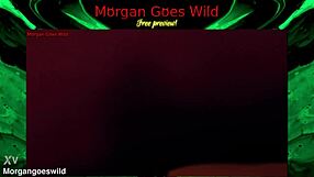 morgan strokes big cock wildly