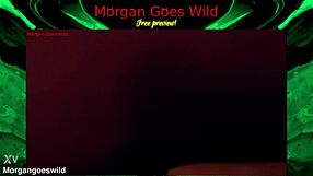 morgan strokes big cock wildly