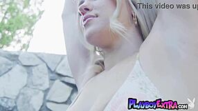 Charly Summer And Jazlyn Ray Play Tig Naked By The Pool