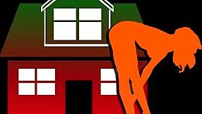 Retro milf masturbates at home