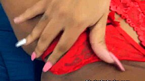 surprise anniversary treat with my ebony gf in sexy lingerie giving head.