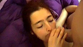 young 18+ friends hide for 69 oral sex, then he fucks her big ass