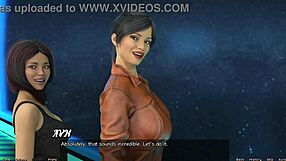 Űrben Ragadva 14: Dögös Milf Mellbimbó Villant a Cuki Ruhájában