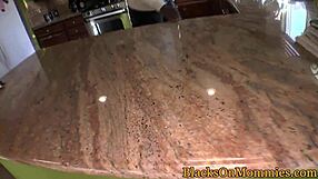 yo, you see this bigboobs milf getting spitroasted by two huge cocks?