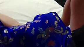 Lick Her Feet In Uniform Bed!