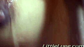 Tiny Latina Little Lupe Teases in Solo Shower with Skinny Body