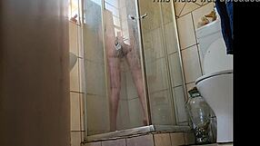 Caught Stepmom Fucking Herself With Dildo In Shower!