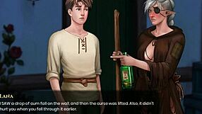 Teen Anal Tease with Milf's Big Tits