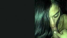 Brunette Performs Intense Blowjob In Tahiti, Ending With Cumshot.