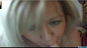 Russian MILF says she enjoys blowing dildo with toys. It's her favorite.