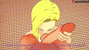 Android 18 fucks gohan after swimming in bikini