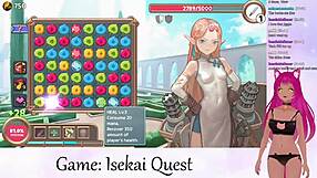 Vtuber Lewdneko's Lewd Isekai Quest with Big Tits Creampie