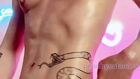 Does This Petite Asian Muscle Girl's Tight Oiled Body Tease You?