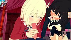 【Spider Lily Chisato Takina】Male Take Pov 3P Sex 3Dcg Hentai Eroge Koikatsu Japanese【Liquorice Recoil】