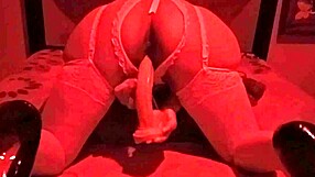 Mexican Wife Playing Alone with 22cm Dildo