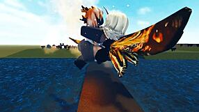 Godzilla vs Mothra, Roblox에서 잊을 수 없는 야한 배틀
