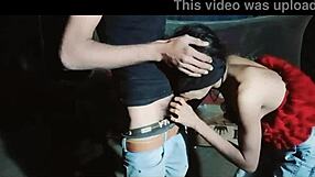 Hot blowjob from sexy girlfriend with big tits