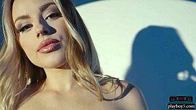 Anna Claire Clouds' Seductive Playboy Striptease