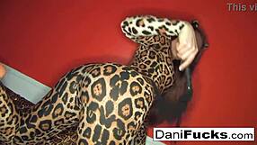 Sexy Dani Daniels fingers her tight wet pussy