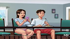 summertimesaga - wow, that big cucumber slid right inside in e2 14!