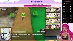 Vtuber Lewdneko Streams Evenicle Game Part 14