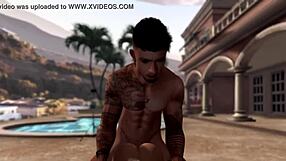 Chapter 1: How it started with MissEmily23 and Xalted Violet in an outdoor blowjob scene.