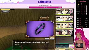 Vtuber Lewdneko Streams Evenicle Game Part 14