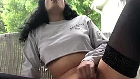 Amateur Teen 18+ Beauty Masturbates With A Butt Plug And Cums With Her Big Dildo In Her Pussy And Ass The Panty Bank - Used Panties