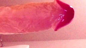 Wow! Watch This Gay Guy Struggle To Fit A Huge Dildo In His Tight Ass. Can He Do It?