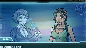 Star Channel 34 Part 89 features sexy anime babes with huge tits playing games