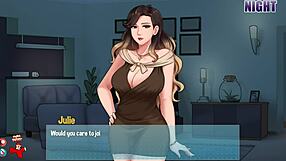 Milf brunette blowjob and cumshot in house chores